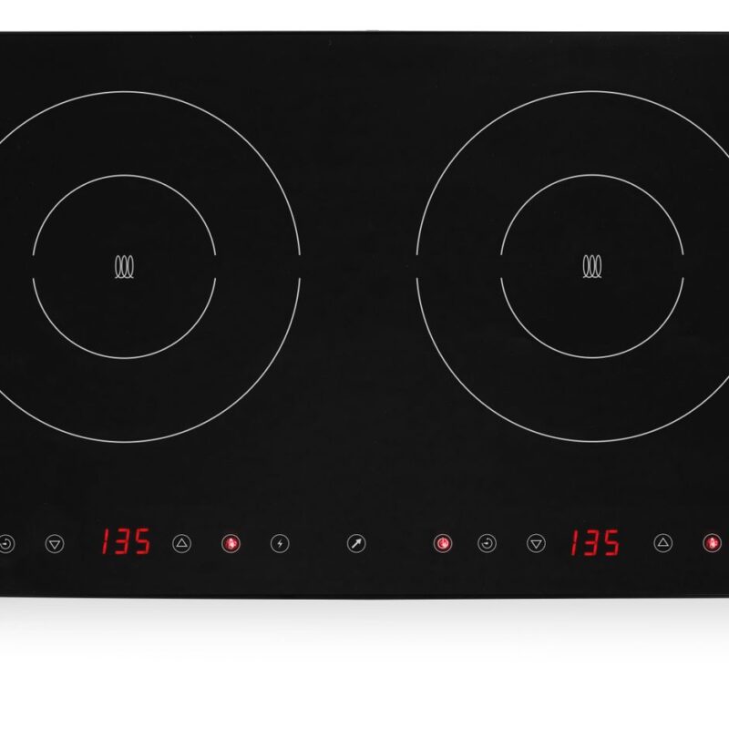 Dviguba indukcinė kaitlentė, HENDI, Kitchen Line, 230V/3500W, 608x405x(H)54mm