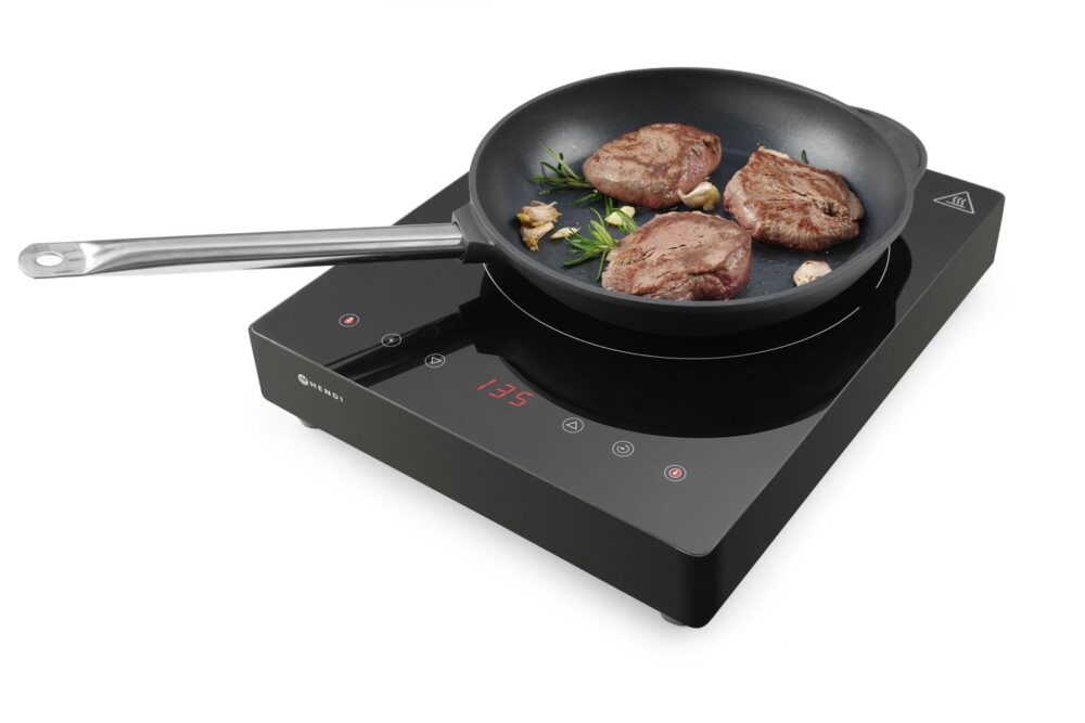 3500 W indukcinė viryklė, HENDI, Kitchen Line, 230V/3500W, 339x444x(H)80mm