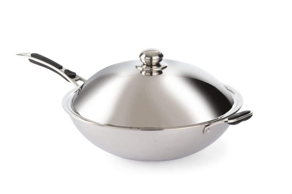 Indukcinė keptuvė Wok, HENDI, Profi Line, ⌀360x(H)180mm