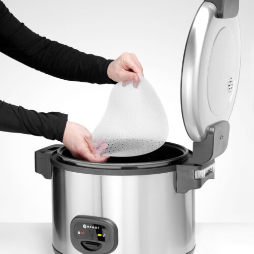 Ryžių ir košių virimo puodas, 5,4 l, HENDI, Profi Line, 5,4L, 230V/1950W, 513x422x(H)380mm