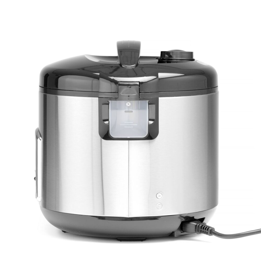 Ryžių ir košių virimo puodas Profi Line, su gaminimo garuose funkcija, 1,8 l, HENDI, Profi Line, 1,8L, 230V/700W, ⌀280x(H)285mm