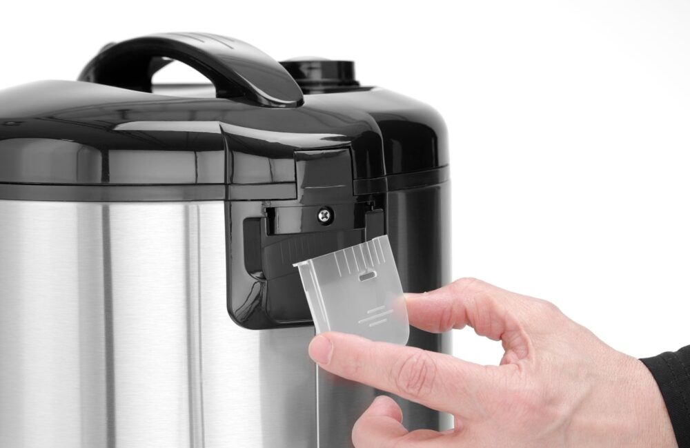 Ryžių ir košių virimo puodas Profi Line, su gaminimo garuose funkcija, 1,8 l, HENDI, Profi Line, 1,8L, 230V/700W, ⌀280x(H)285mm