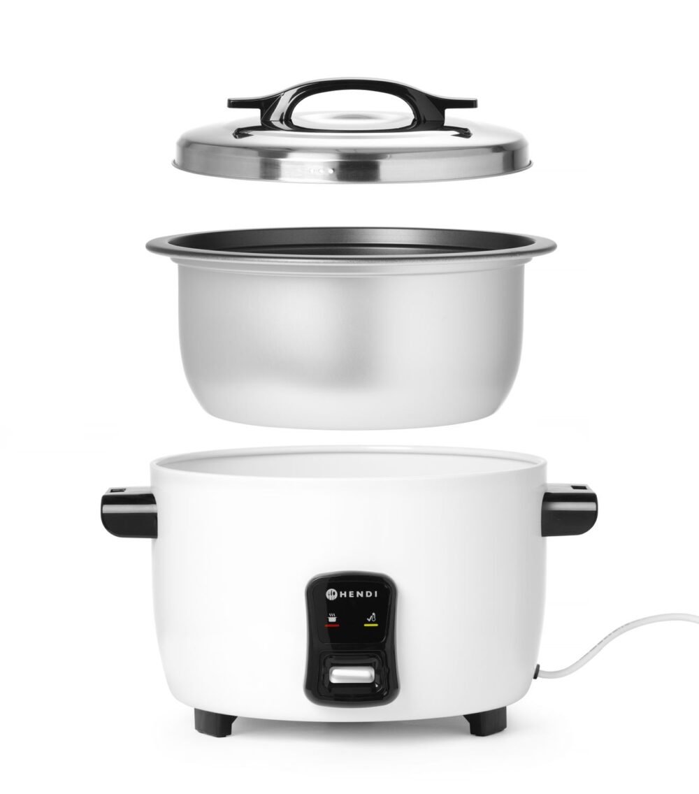Ryžių ir kruopų virimo puodas 4,2 l, HENDI, Kitchen Line, 4,2L, 230V/1550W, 420x380x(H)240mm