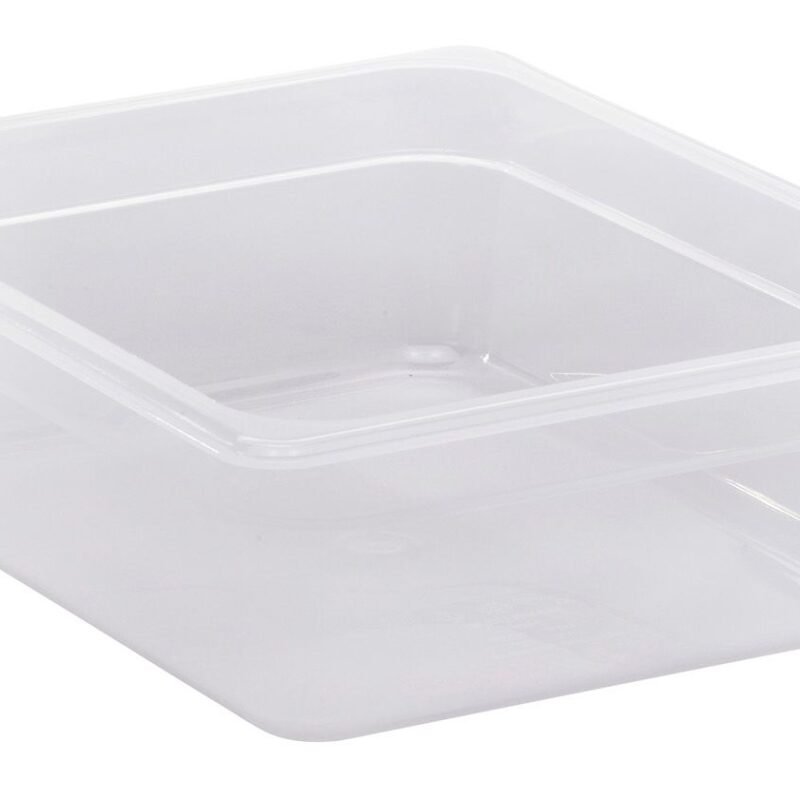Konteineris GN 1/2 iš skaidraus polipropileno, Cambro, GN 1/2, 5,9L, Permatomas, 325x260x(H)100mm
