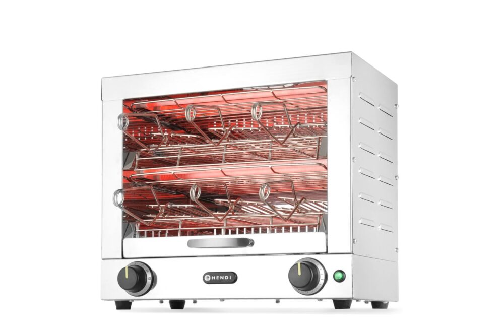 Skrudintuvas Milan–Toast + 6 spaustuvai skrebučiams, HENDI, 230V/3000W, 450x390x(H)400mm