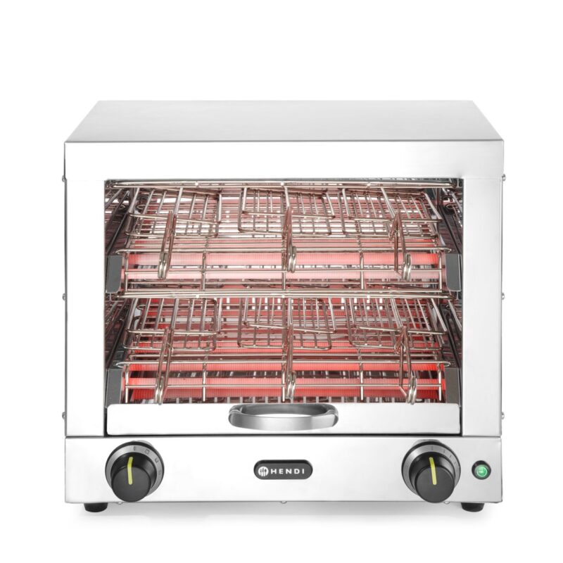 Skrudintuvas Milan–Toast + 6 spaustuvai skrebučiams, HENDI, 230V/3000W, 450x390x(H)400mm