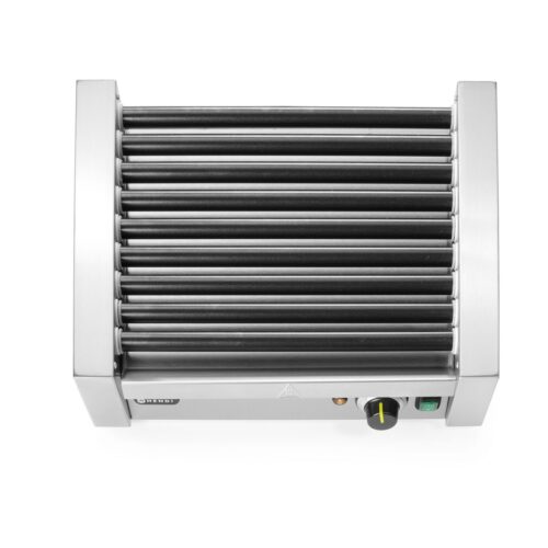 Vienos zonos ritininis dešrelių grilis, HENDI, 9 ritinėliai, 230V/940W, 520x425x(H)175mm