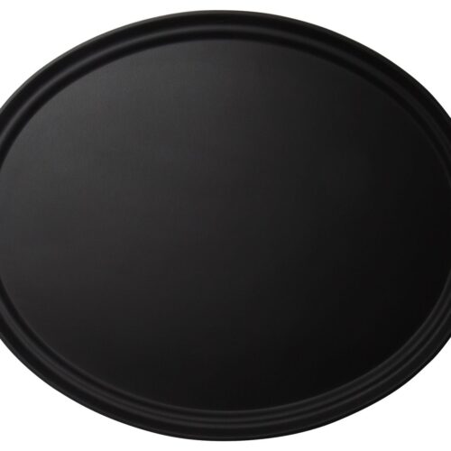 Serviravimo padėklas Camtread, ovalus, neslidus, Cambro, Juodas, 685x560x(H)32mm
