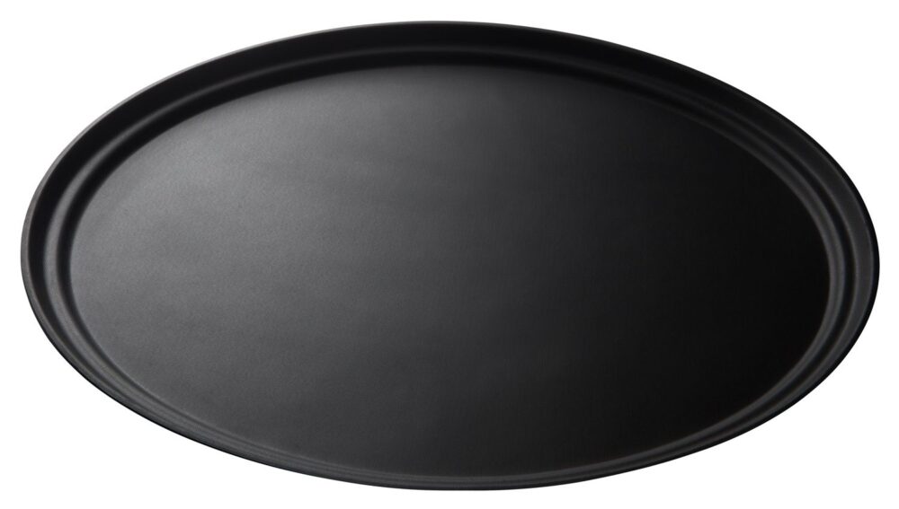 Serviravimo padėklas Camtread, ovalus, neslidus, Cambro, Juodas, 685x560x(H)32mm