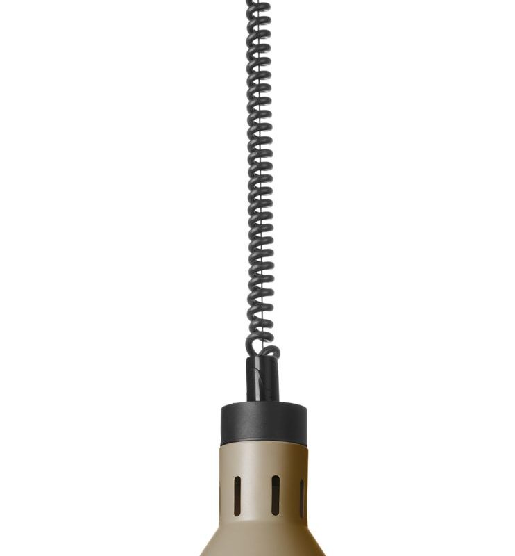 Aukštyn ir žemyn pakeliama šilumos lempa, kūginė, HENDI, Smėlio spalvos, 230V/250W, ⌀275x(H)250mm