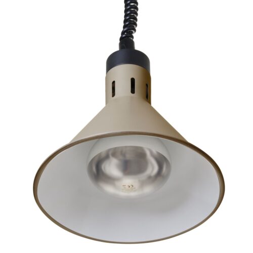 Aukštyn ir žemyn pakeliama šilumos lempa, kūginė, HENDI, Smėlio spalvos, 230V/250W, ⌀275x(H)250mm