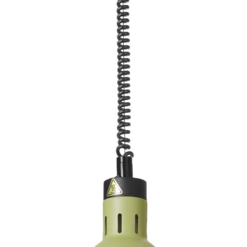 Cilindro formos reguliuojamo aukščio lempa patiekalams šildyti, HENDI, Žalia, 230V/250W, ⌀175x(H)250mm
