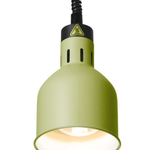 Cilindro formos reguliuojamo aukščio lempa patiekalams šildyti, HENDI, Žalia, 230V/250W, ⌀175x(H)250mm