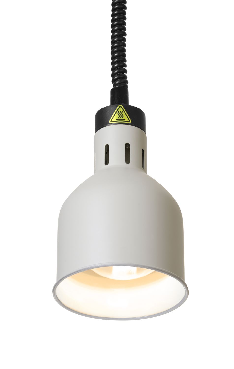 Cilindro formos reguliuojamo aukščio lempa patiekalams šildyti, HENDI, Balta, 230V/250W, ⌀175x(H)250mm