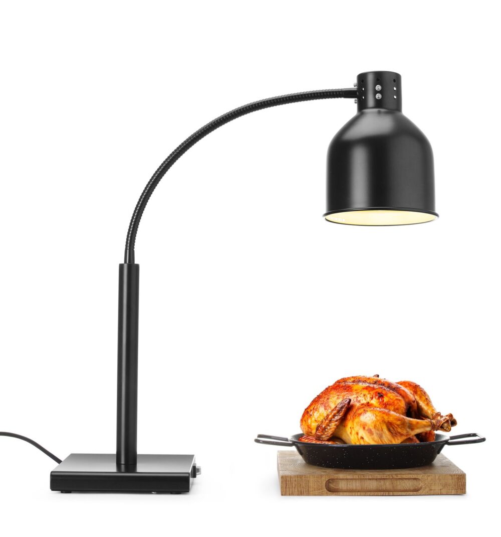 Lanksti patiekalams šildyti lempa, HENDI, Juodas, 220-240V/250W, 268x200x(H)660mm