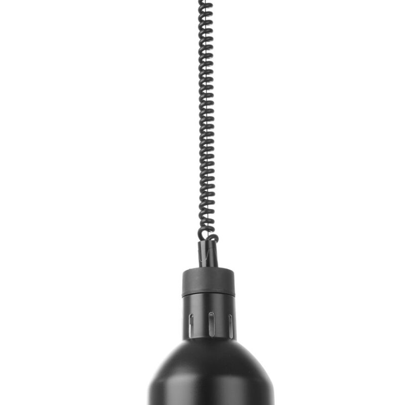 Cilindro formos reguliuojamo aukščio lempa patiekalams šildyti, HENDI, Juodas, 230V/250W, ⌀175x(H)250mm