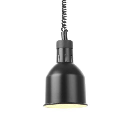 Cilindro formos reguliuojamo aukščio lempa patiekalams šildyti, HENDI, Juodas, 230V/250W, ⌀175x(H)250mm