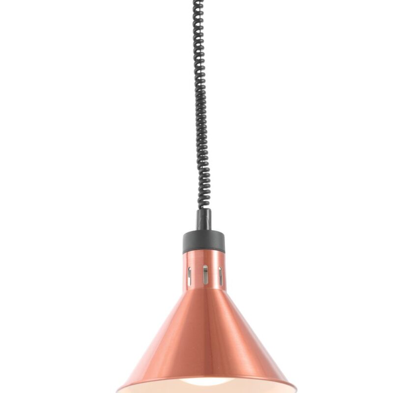 Aukštyn ir žemyn pakeliama šilumos lempa, kūginė, HENDI, Varis, 230V/250W, ⌀275x(H)250mm