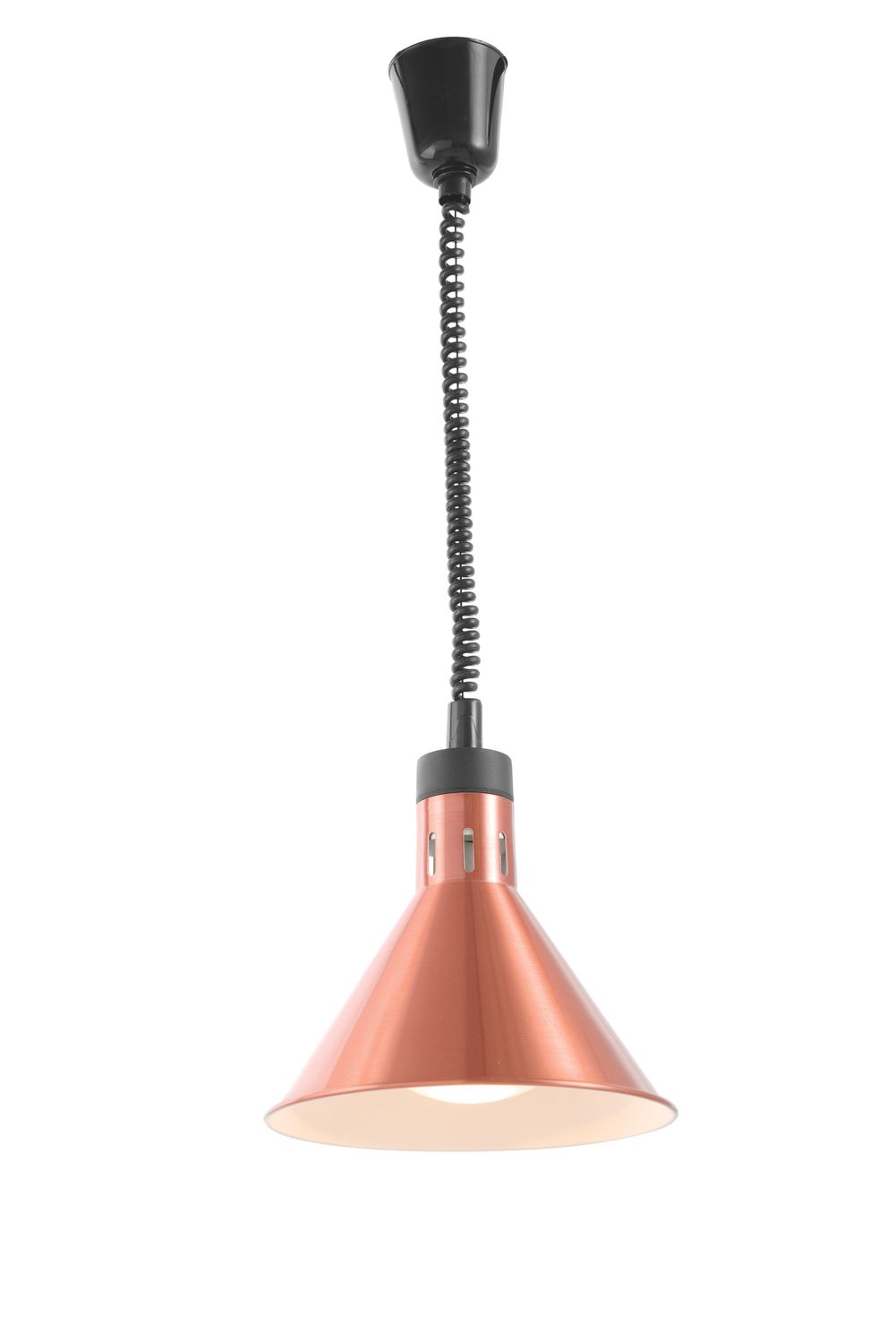 Aukštyn ir žemyn pakeliama šilumos lempa, kūginė, HENDI, Varis, 230V/250W, ⌀275x(H)250mm