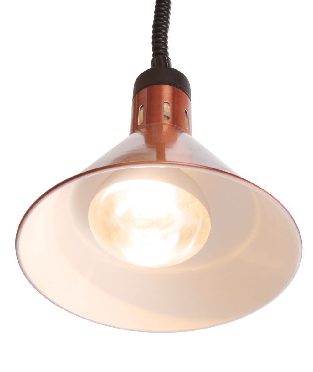 Aukštyn ir žemyn pakeliama šilumos lempa, kūginė, HENDI, Varis, 230V/250W, ⌀275x(H)250mm