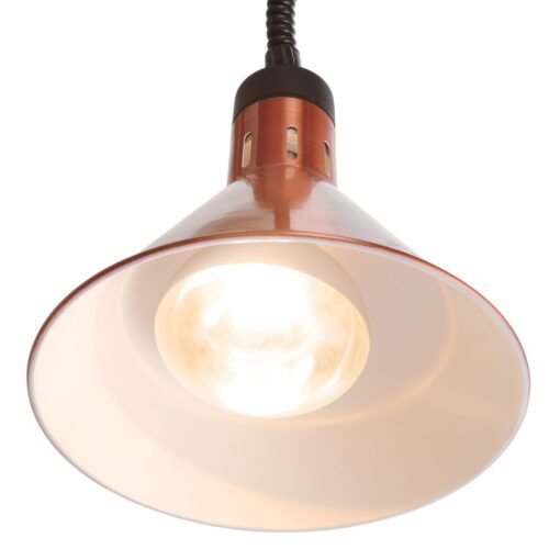 Aukštyn ir žemyn pakeliama šilumos lempa, kūginė, HENDI, Varis, 230V/250W, ⌀275x(H)250mm