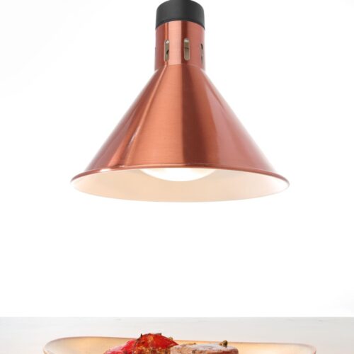 Aukštyn ir žemyn pakeliama šilumos lempa, kūginė, HENDI, Varis, 230V/250W, ⌀275x(H)250mm