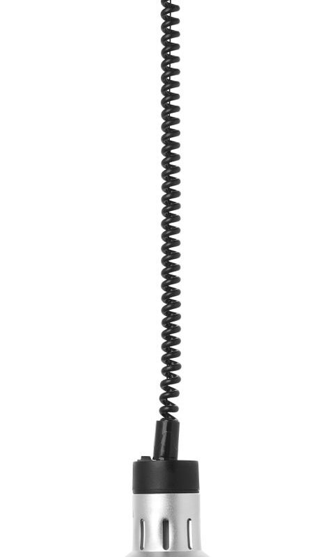 Cilindro formos reguliuojamo aukščio lempa patiekalams šildyti, HENDI, Sidabro, 230V/250W, ⌀175x(H)250mm
