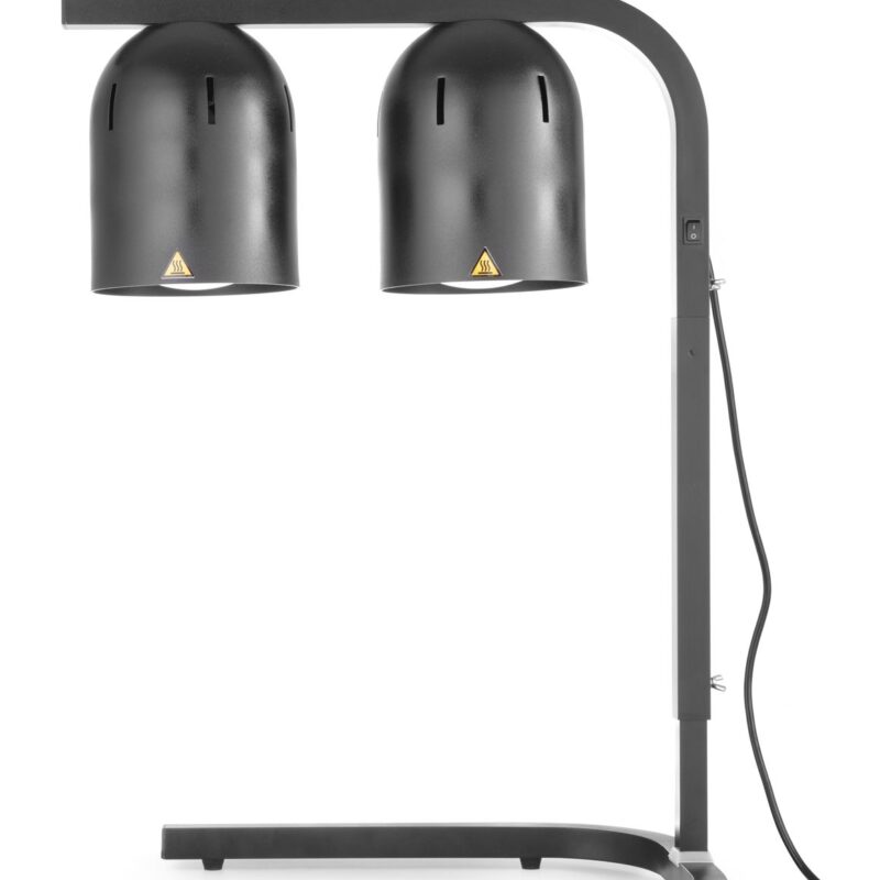Lempa patiekalams šildyti,dviguba, HENDI, Juodas, 230V/250W, 453x360x(H)790mm