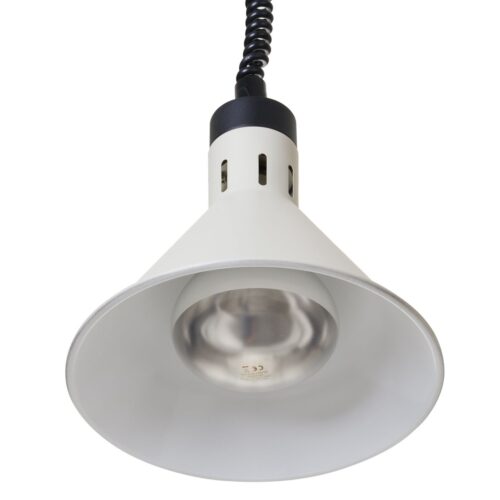 Aukštyn ir žemyn pakeliama šilumos lempa, kūginė, HENDI, Balta, 230V/250W, ⌀275x(H)250mm