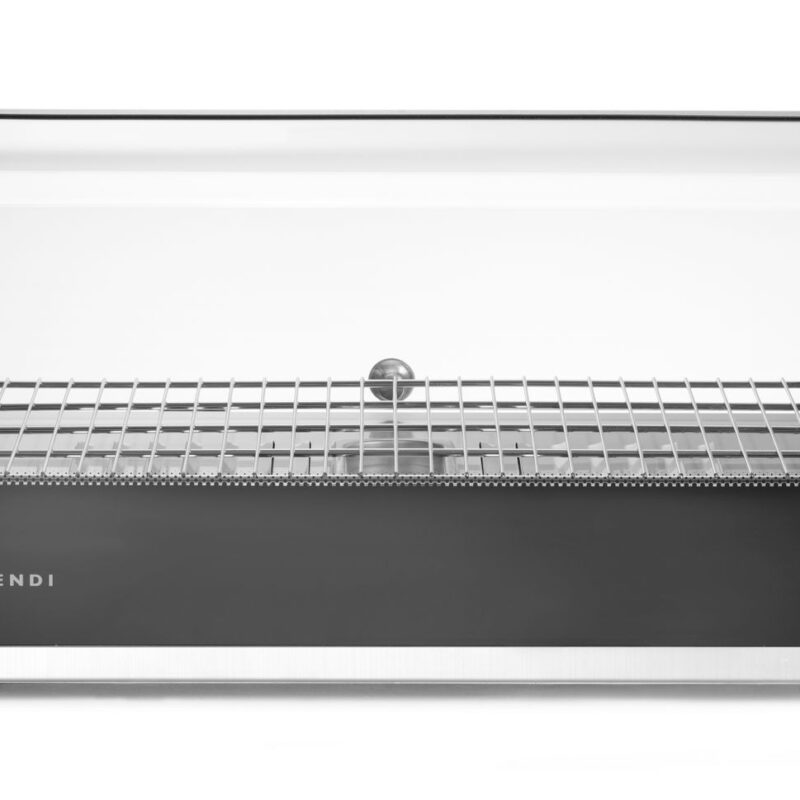 Šildymo vitrina, HENDI, vieno lygio, Juodas, 220-240V/800W, 554x376x(H)311mm
