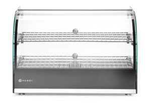 Stalinė šildymo vitrina, HENDI, dviejų lygių, Juodas, 220-240V/800W, 554x376x(H)376mm