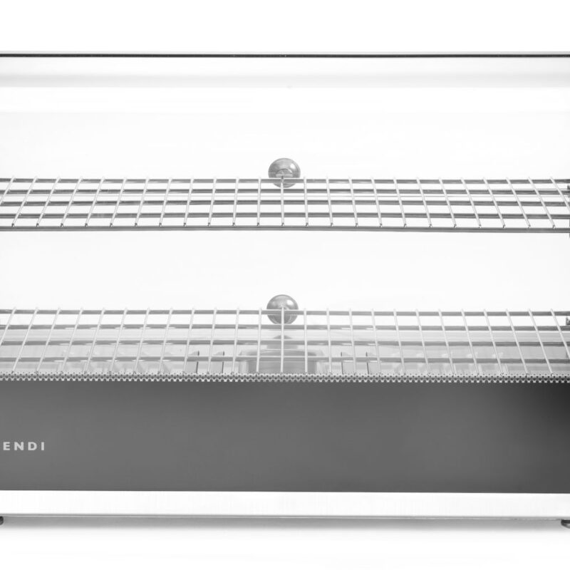 Stalinė šildymo vitrina, HENDI, dviejų lygių, Juodas, 220-240V/800W, 554x376x(H)376mm