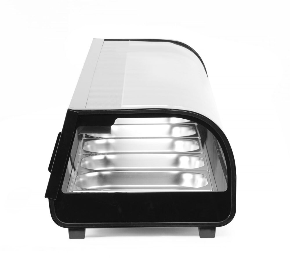 Suši vitrina, Arktic, Talpa: 5x GN 1/2 (H)40 mm (įskaitant indus)., Juodas, 220-240V/190W, 1800x420x(H)265mm