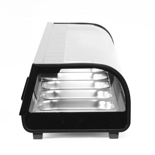 Suši vitrina, Arktic, Talpa: 5x GN 1/2 (H)40 mm (įskaitant indus)., Juodas, 220-240V/190W, 1800x420x(H)265mm