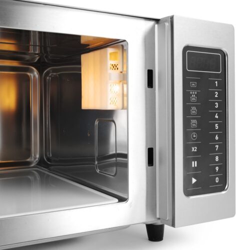 Mikrobangų krosnelė su galimybe programuoti 1000W, HENDI, 23L, 230V/1550W, 509x572x(H)306mm