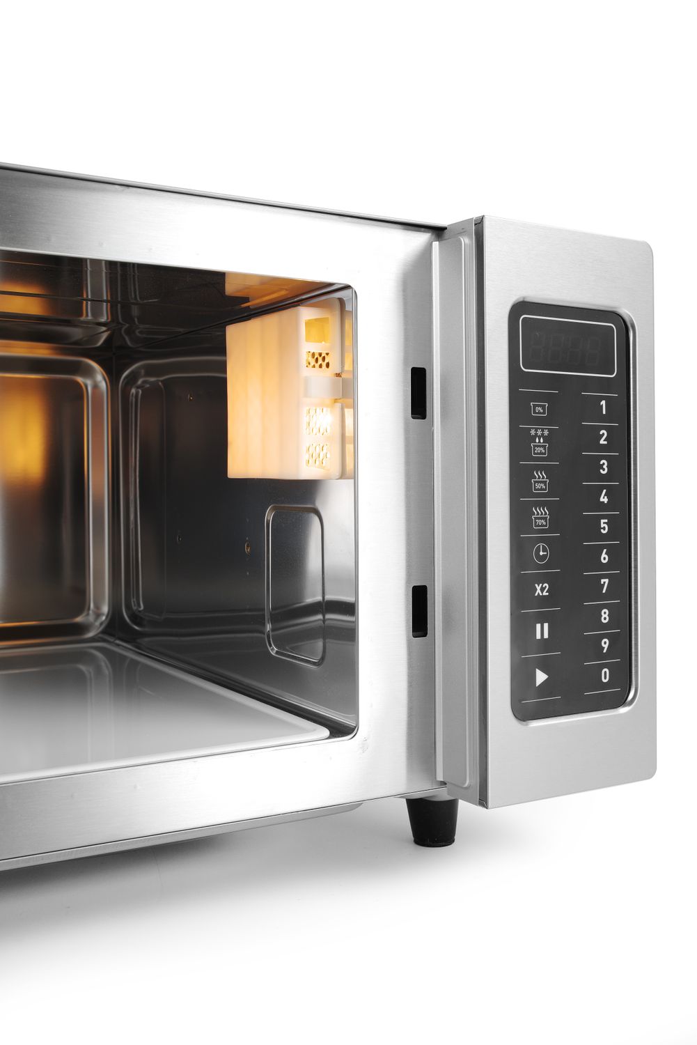 Mikrobangų krosnelė su galimybe programuoti 1000W, HENDI, 23L, 230V/1550W, 509x572x(H)306mm