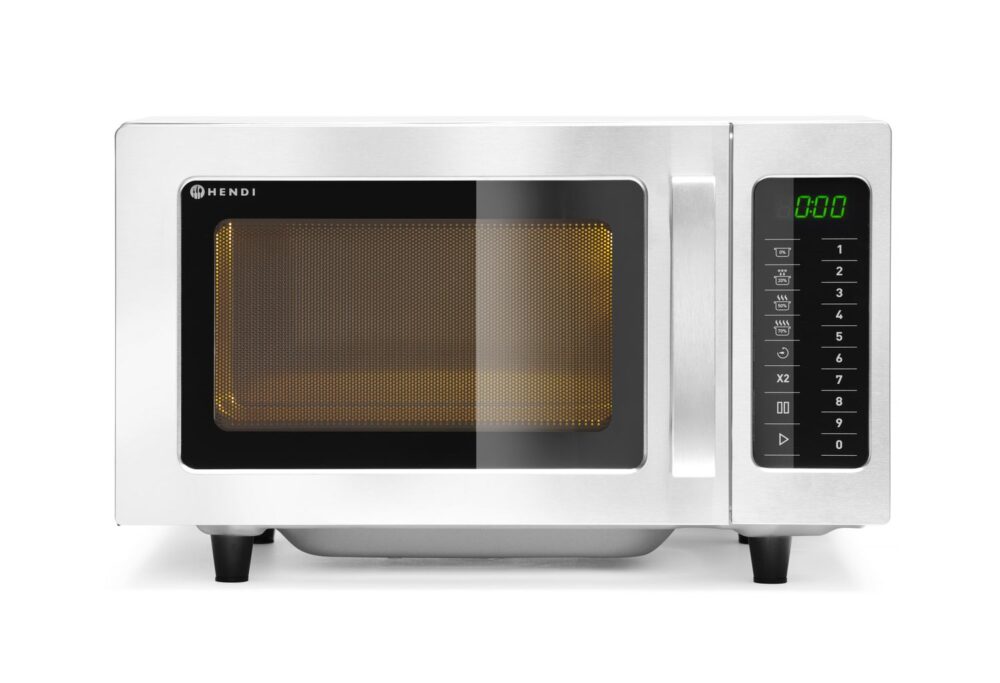 Mikrobangų krosnelė su galimybe programuoti 1000W, HENDI, 23L, 230V/1550W, 509x572x(H)306mm