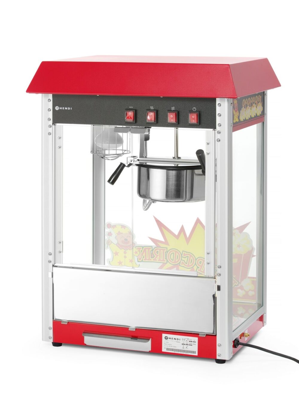 Spragėsių gaminimo aparatas, HENDI, Raudona, 230V/1500W, 574x420x(H)778mm