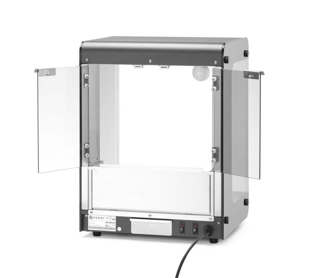 Kukurūzų traškučių šildytuvas, HENDI, Juodas, 220-240V/500W, 400x344x(H)525mm