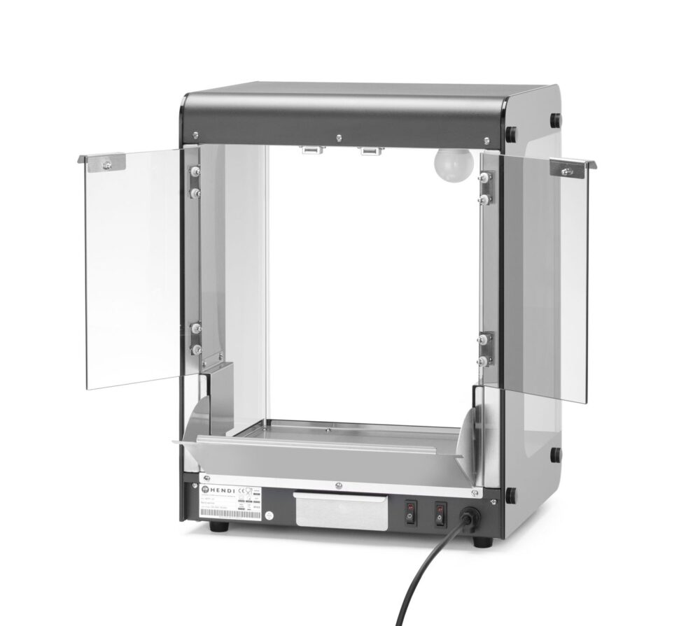 Kukurūzų traškučių šildytuvas, HENDI, Juodas, 220-240V/500W, 400x344x(H)525mm