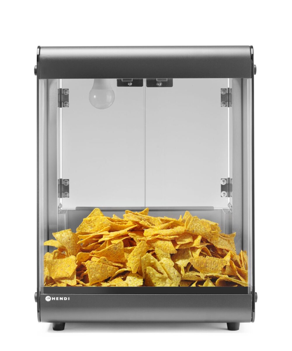Kukurūzų traškučių šildytuvas, HENDI, Juodas, 220-240V/500W, 400x344x(H)525mm