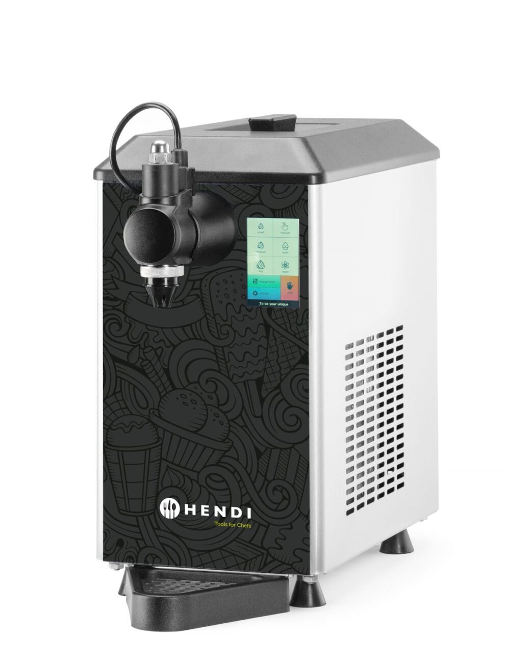 Plaktos grietinėlės aparatas, HENDI, 1,7L, 230V/420W, 234x537x(H)461mm