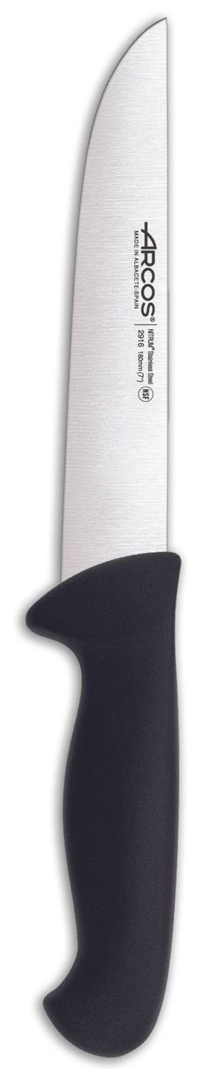 Mėsininko peilis, 2900 serija, Arcos, 2900, Juodas, (L)318mm