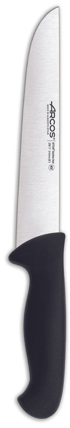 Mėsininko peilis, 2900 serija, Arcos, 2900, Juodas, (L)338mm