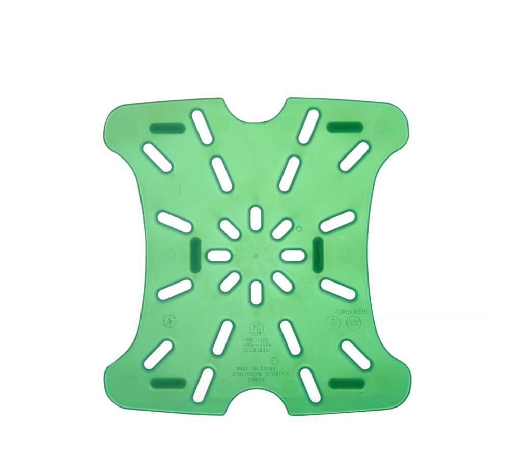 CamSquares Fresh Pro talpyklos nuvarvėjimo padėklas, Cambro, 1,9 l ir 3,8 l talpykloms, Žalia, 159x152x(H)16mm