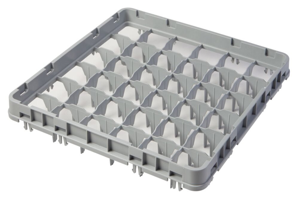 36E1151_A1R0_0818_s01 Paaukštinimas krepšiams full drop 500x500 mm, pilkas, modelis E1, Cambro, Šviesiai pilkas, 499x499x(H)51mm