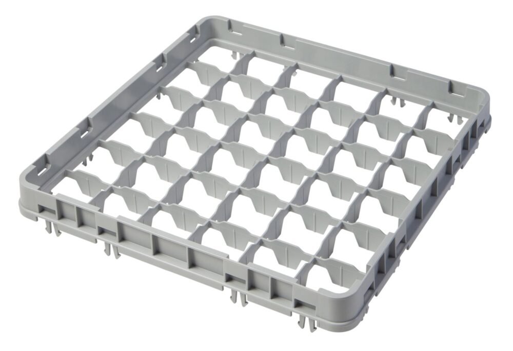 36E2151_A1R0_0818_s01 Paaukštinimas krepšiams full drop 500x500 mm, pilkas, modelis E2, Cambro, Šviesiai pilkas, 499x499x(H)51mm