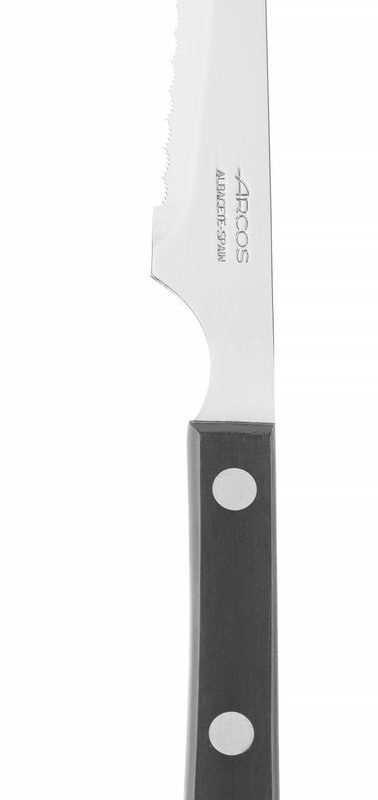 Kepsnių peilis, STEAK BASIC serija, Arcos, STEAK BASIC, Juodas, (L)225mm