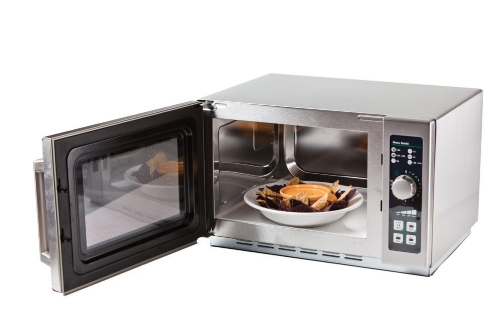 3_MCS10DSE-RCS511DSE_nachos-full Mikrobangų krosnelė 1550/1100 W, Menumaster, 34L, 230V/1550W, 559x483x(H)352mm
