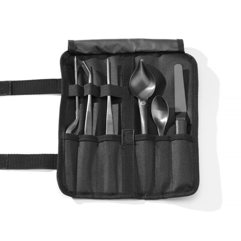Virtuvės šefo rinkinys puošimui, 6 vnt., juodas, HENDI, 255x25x(H)100mm